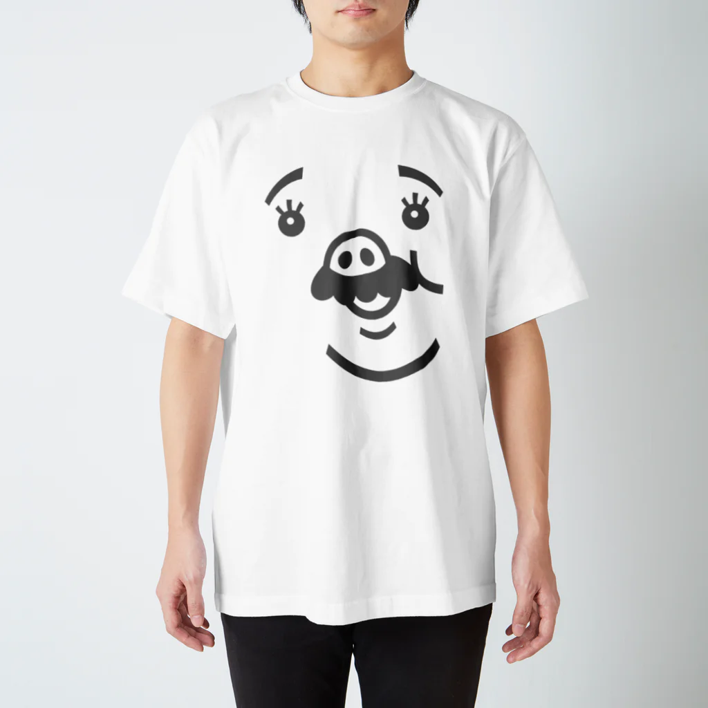 TONKATSU GOODS SHOPのシンボリック・ロース Regular Fit T-Shirt