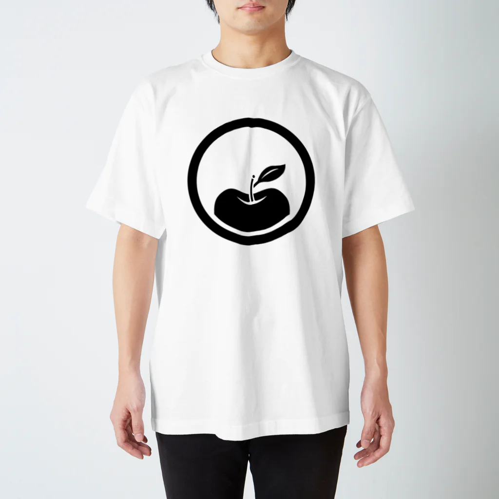 uchinokomonの覗き林檎 スタンダードTシャツ