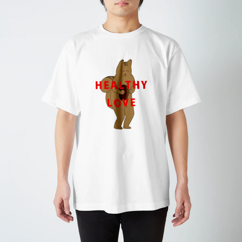 幽霊のHealthy Love(リス) Regular Fit T-Shirt