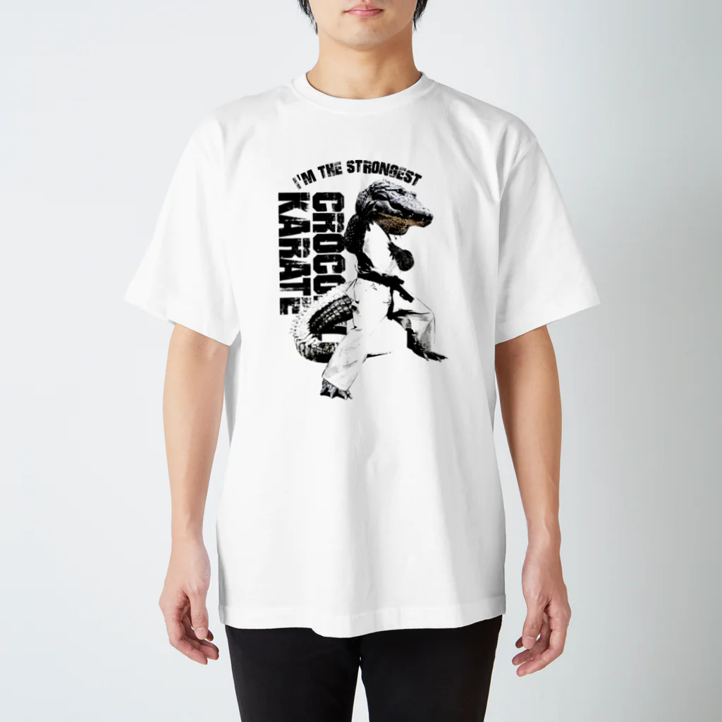 NAGOMI-Creationの【超かっこいい! 超斬新!! 超クロコダイル!!!】クロコダイル空手 Regular Fit T-Shirt