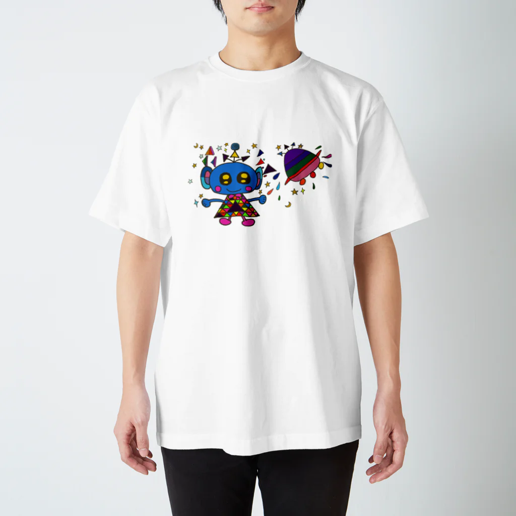 AYUYAのゆるかわ宇宙人5 Regular Fit T-Shirt