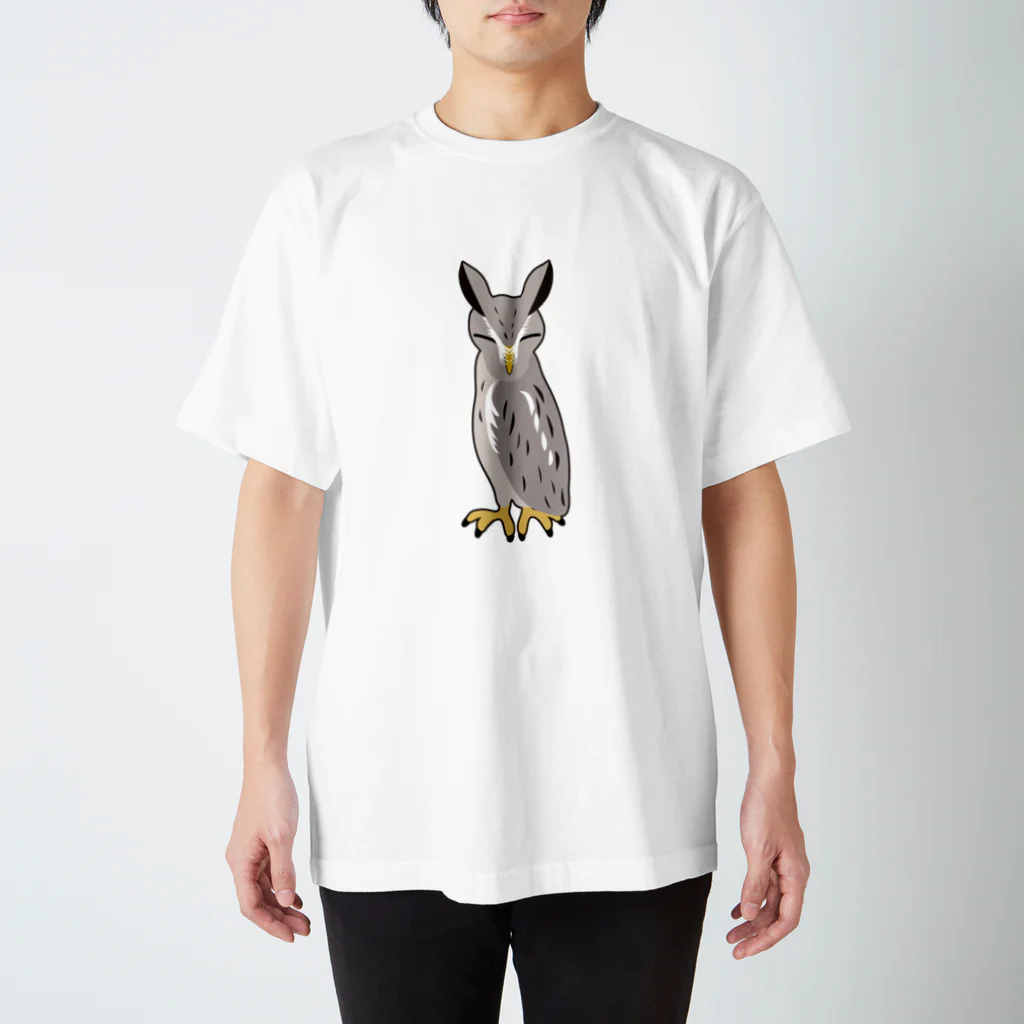 mmatsuoのアフリカオオコノハズク非常時 スタンダードTシャツ