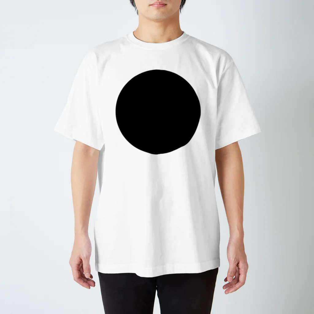 @nyacochin_のまん丸（黒） Regular Fit T-Shirt