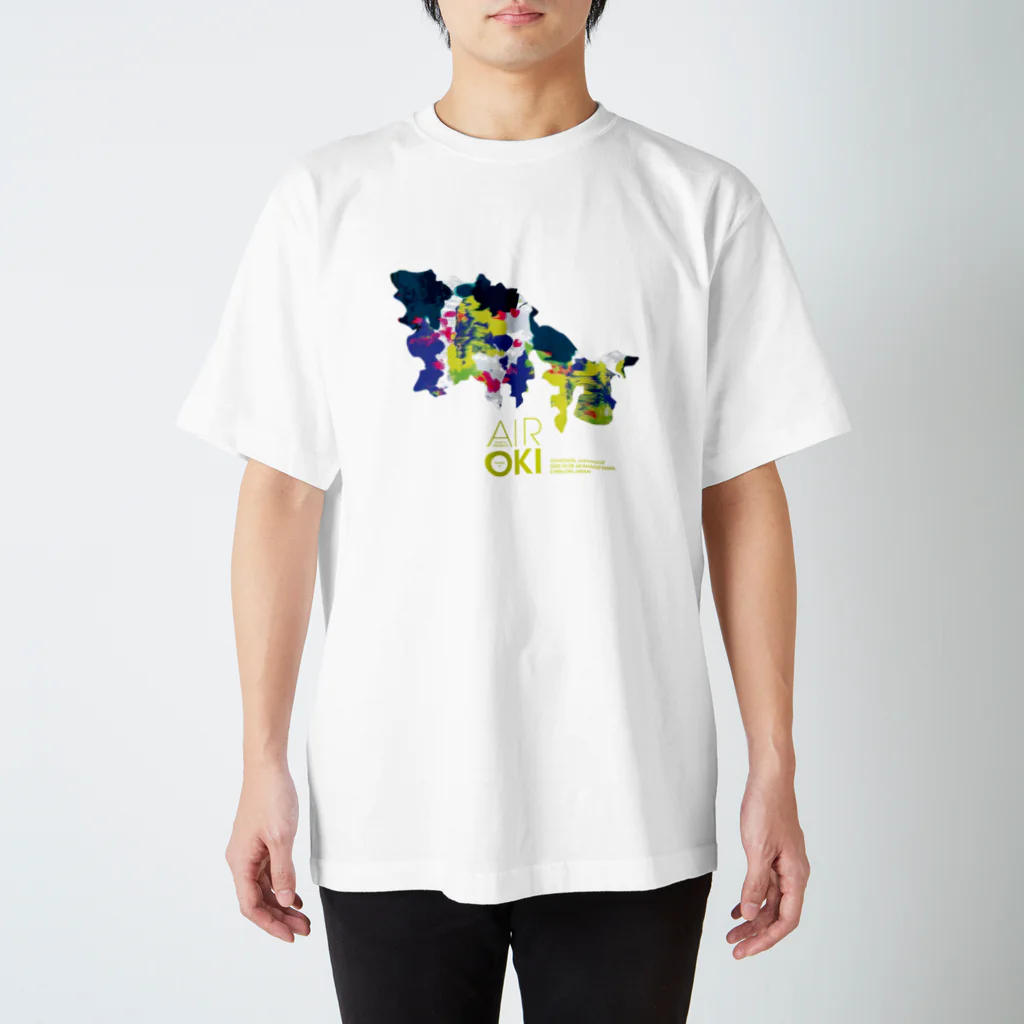 ATELIER RYUSEIのAIR 隠岐 知夫 赤ハゲ山 Regular Fit T-Shirt