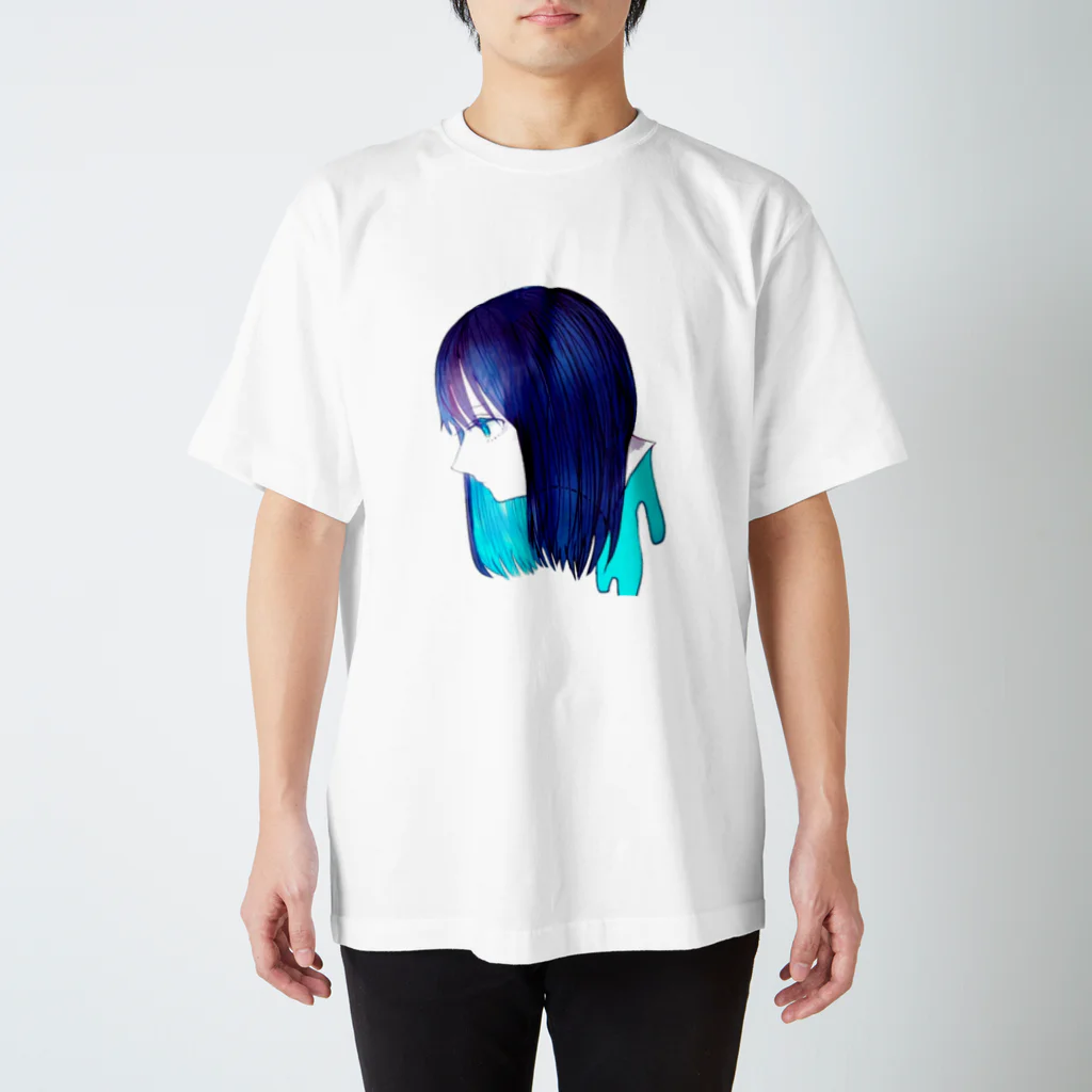 あきらののインナーカラーな女の子 Regular Fit T-Shirt