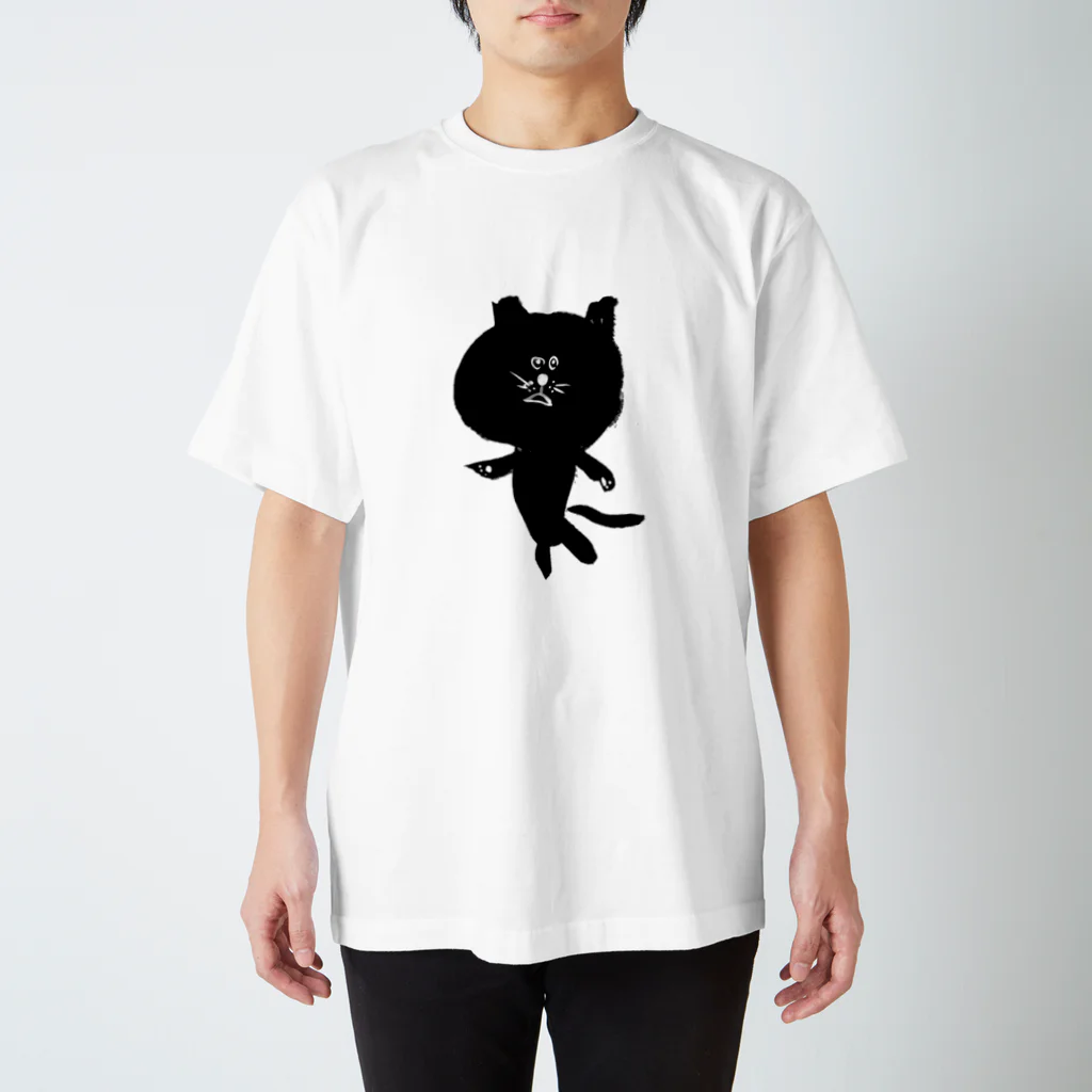 newmeの筆猫-fudeneko- Regular Fit T-Shirt