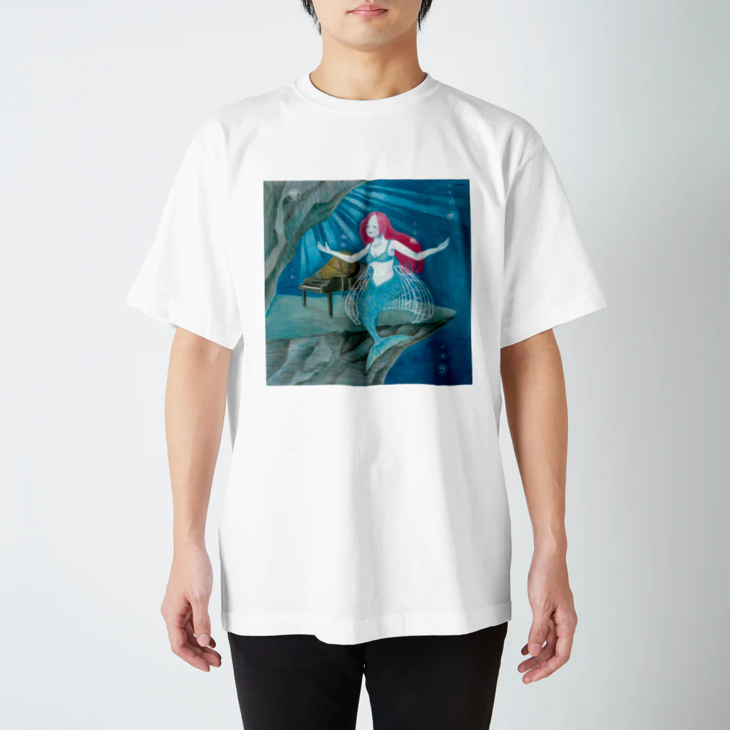 いのうえコロべぇしょっぷの｢海底の舞台｣フロントプリントTシャツ Regular Fit T-Shirt