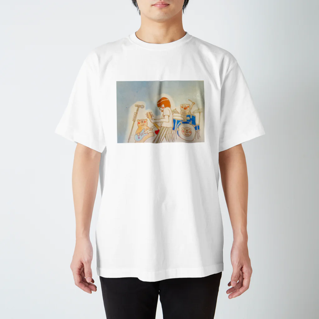 YO YO KOALA SANのビーバーちゃんバンド スタンダードTシャツ