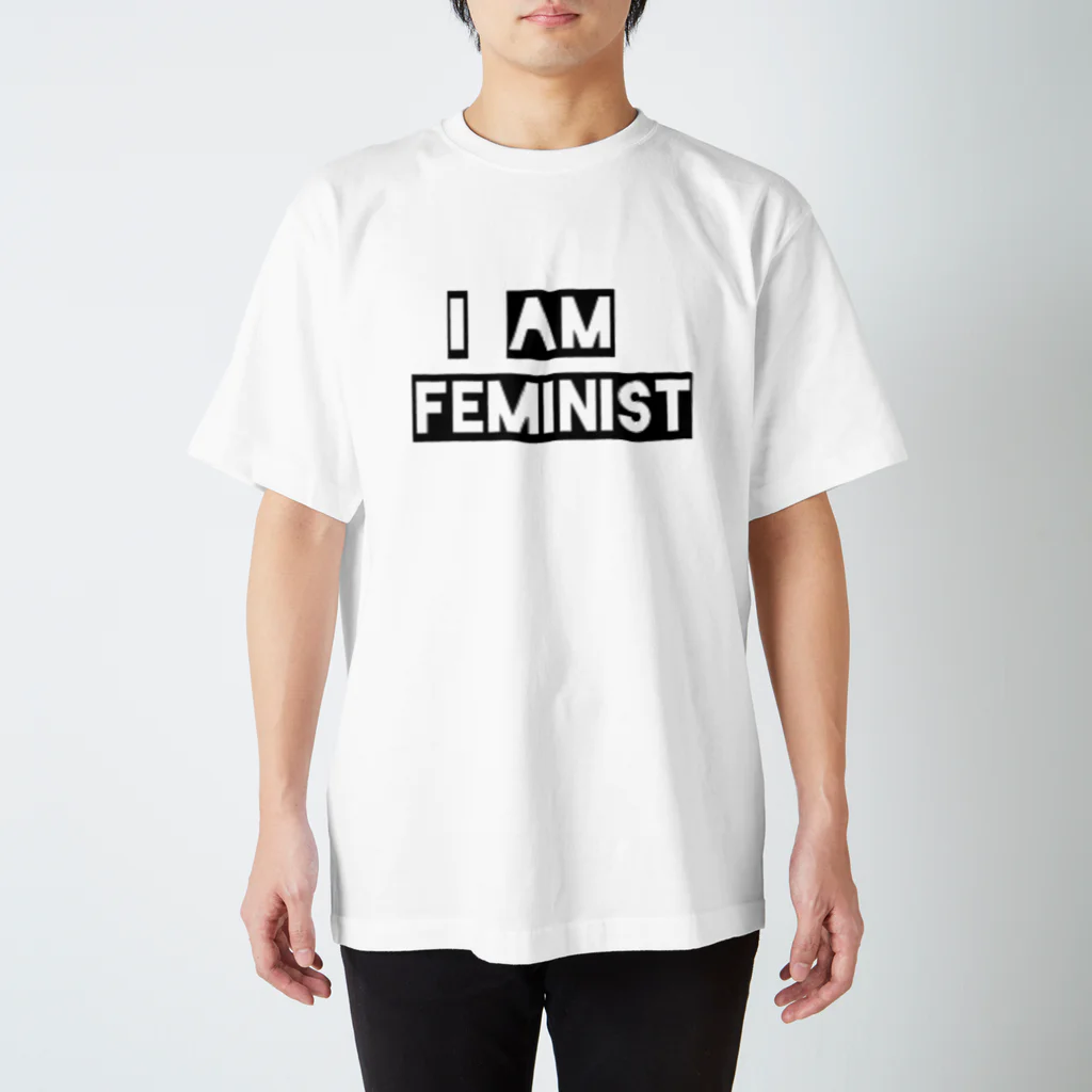 22Oclockのフェミニスト I AM FEMINIST スタンダードTシャツ