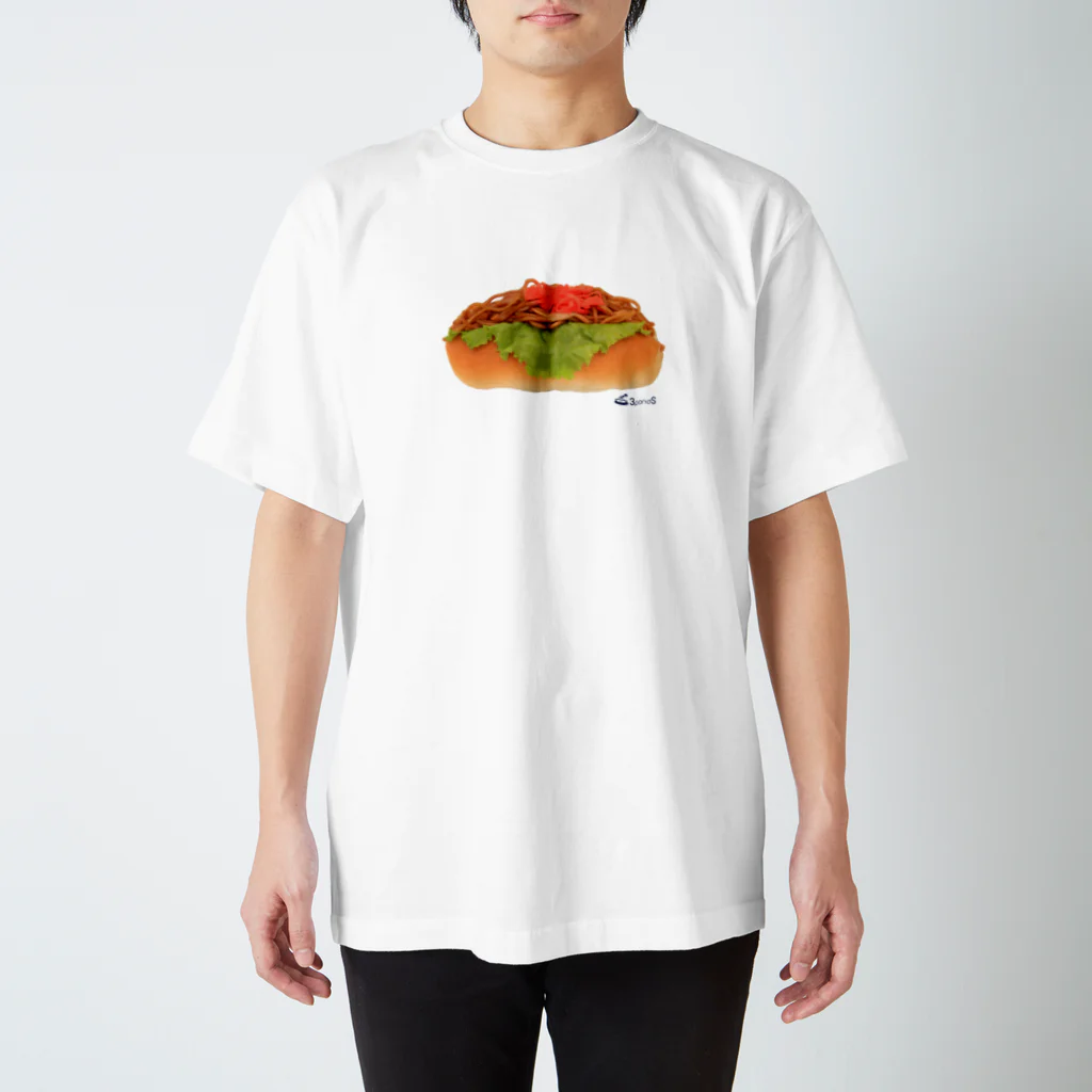 3pondSのヤキソバパン スタンダードTシャツ