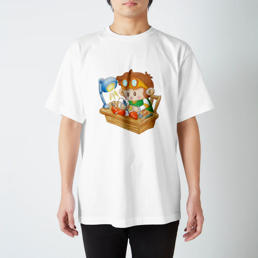 鈴木アツコのモンキチくん Regular Fit T-Shirt