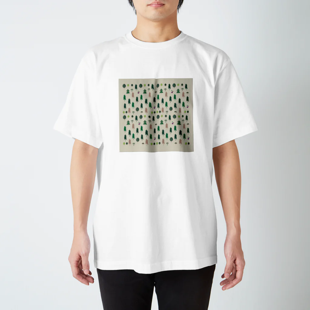 sonohausの北欧の森　ベージュ Regular Fit T-Shirt