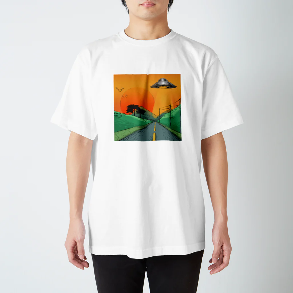 hillmaligramのUFO ロンT スタンダードTシャツ