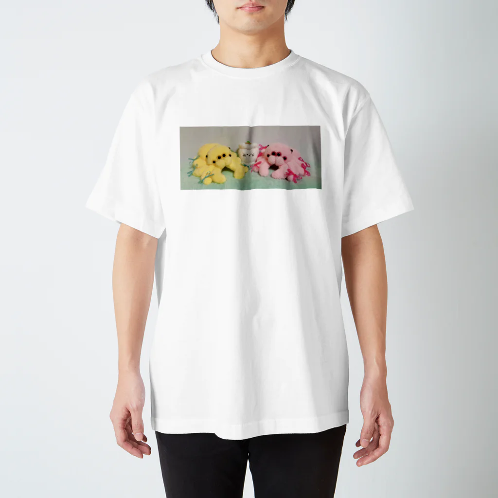 にくもちの赤ちゃん🧸のハエトリグモのぬいぐるみ  Regular Fit T-Shirt