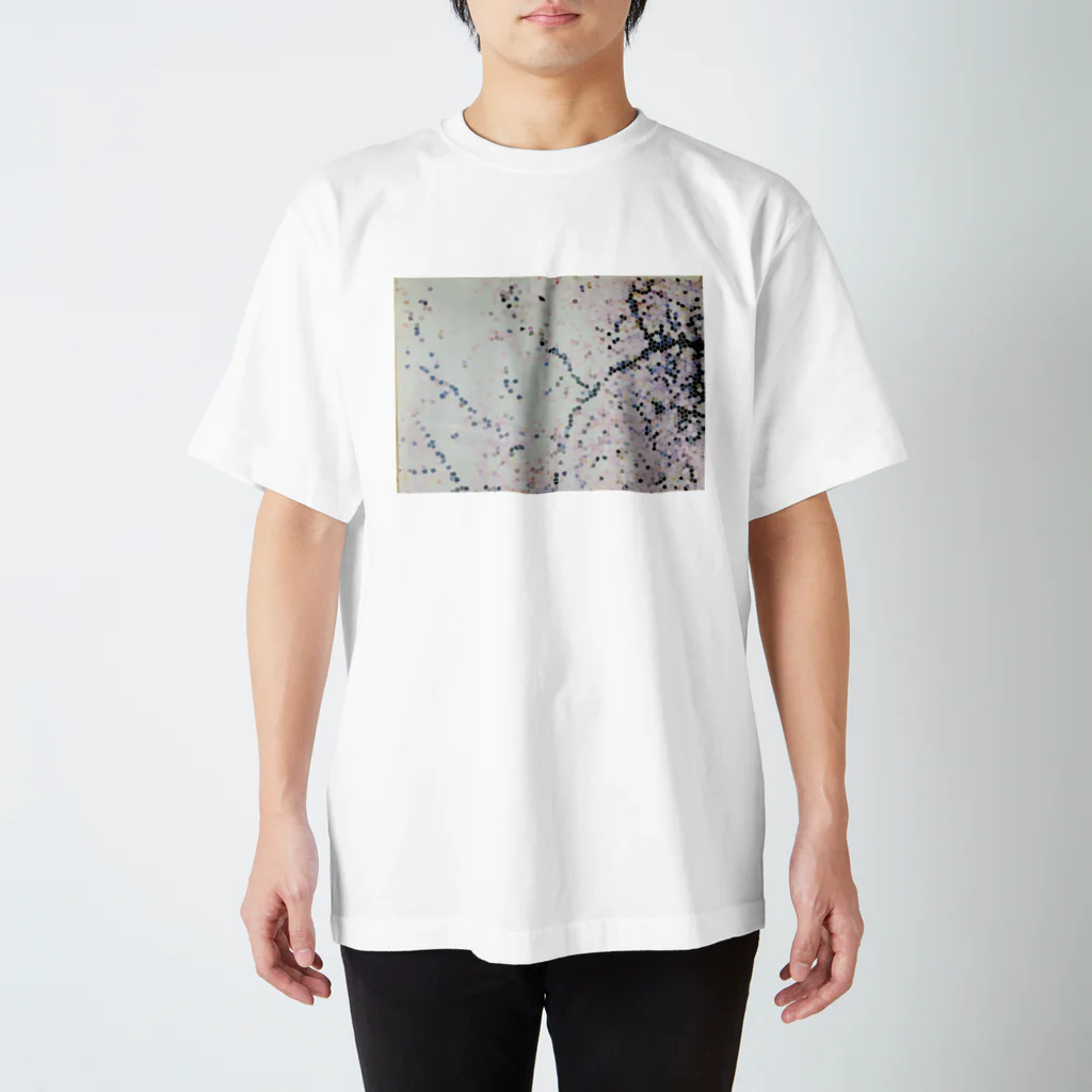 seki_junkoのドット桜モチーフ スタンダードTシャツ