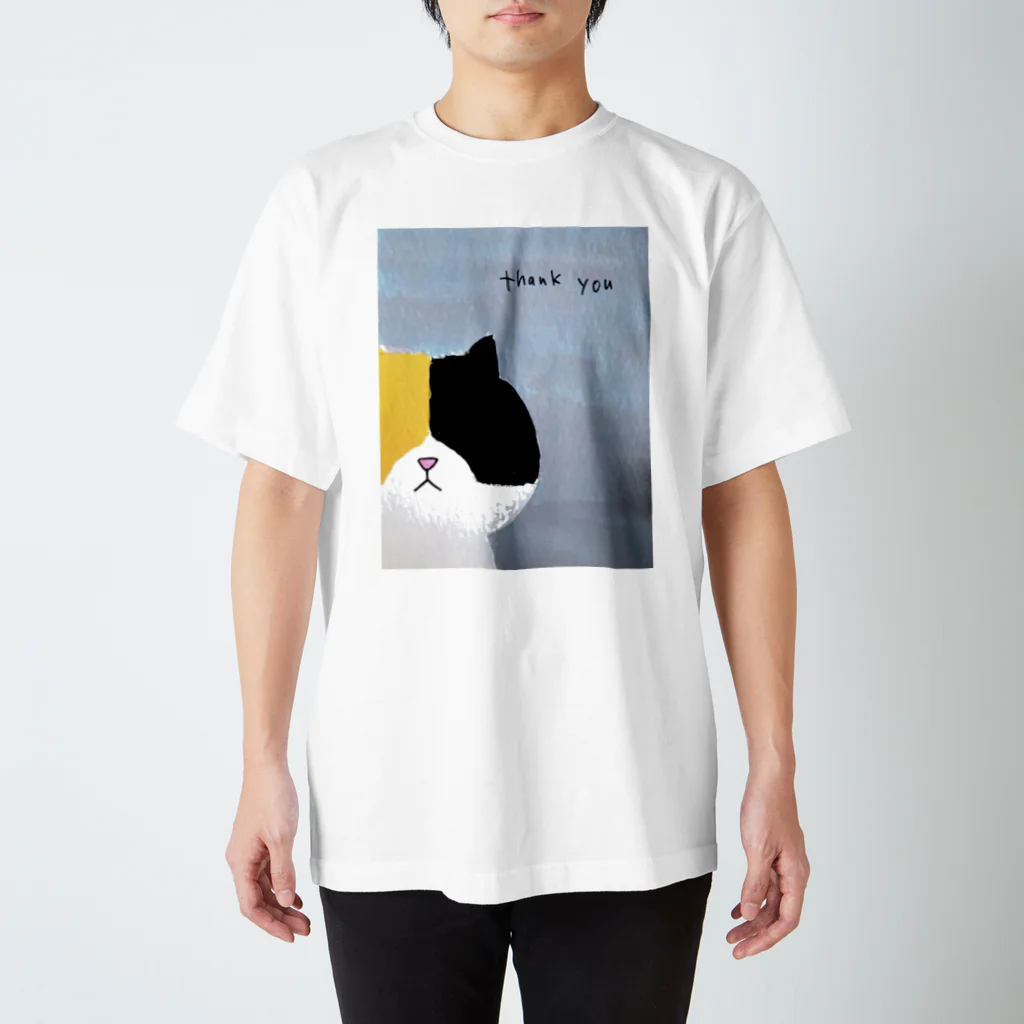 チマホマ社のみけねこ。 スタンダードTシャツ