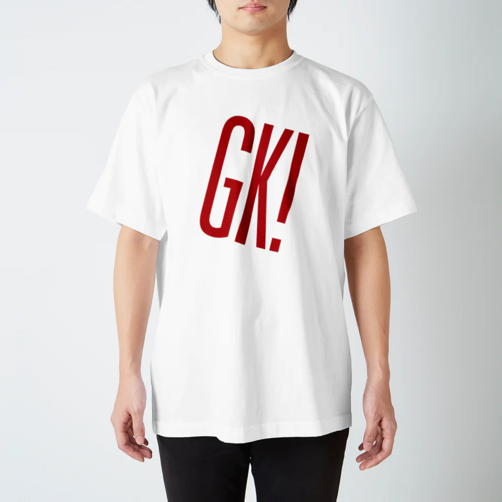 GK! WEB SHOPのGK!ロゴ（赤） スタンダードTシャツ