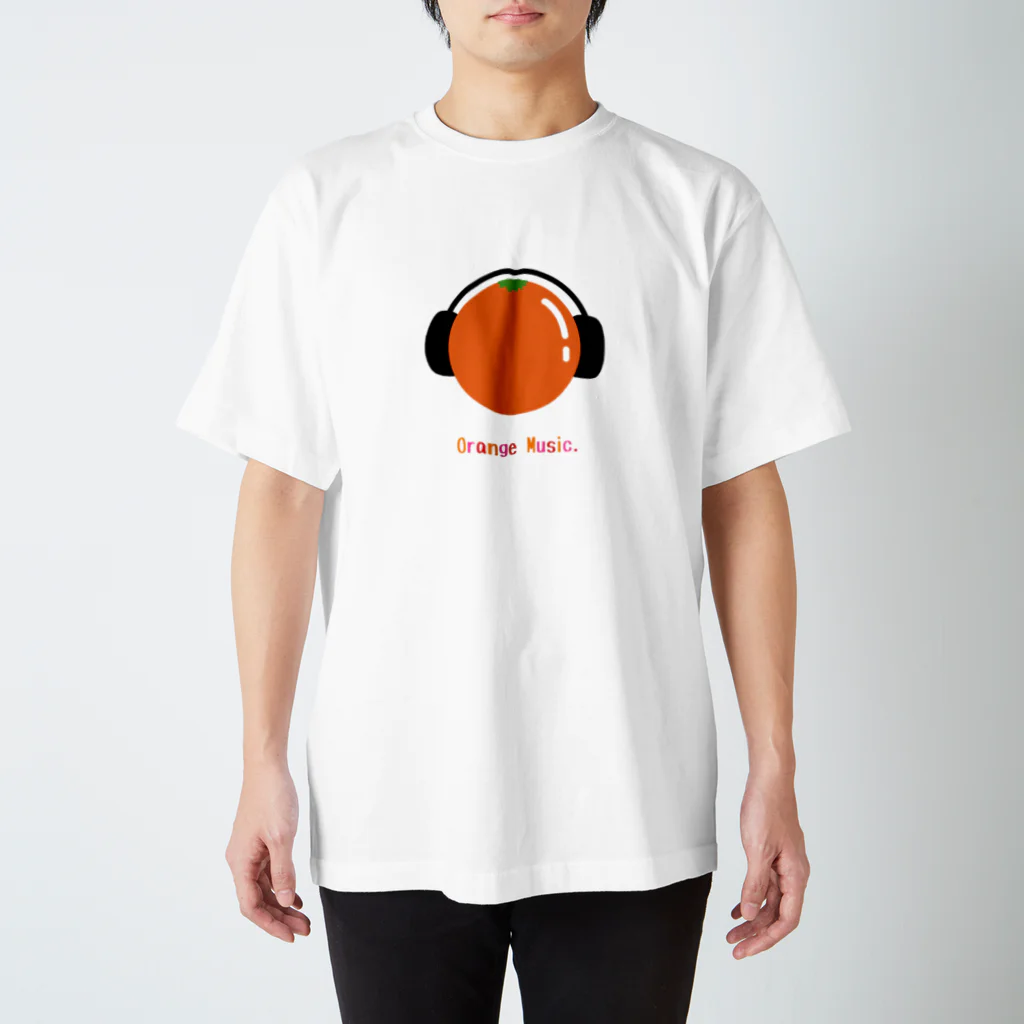 PaP➡︎Poco.a.Pocoのorange music スタンダードTシャツ