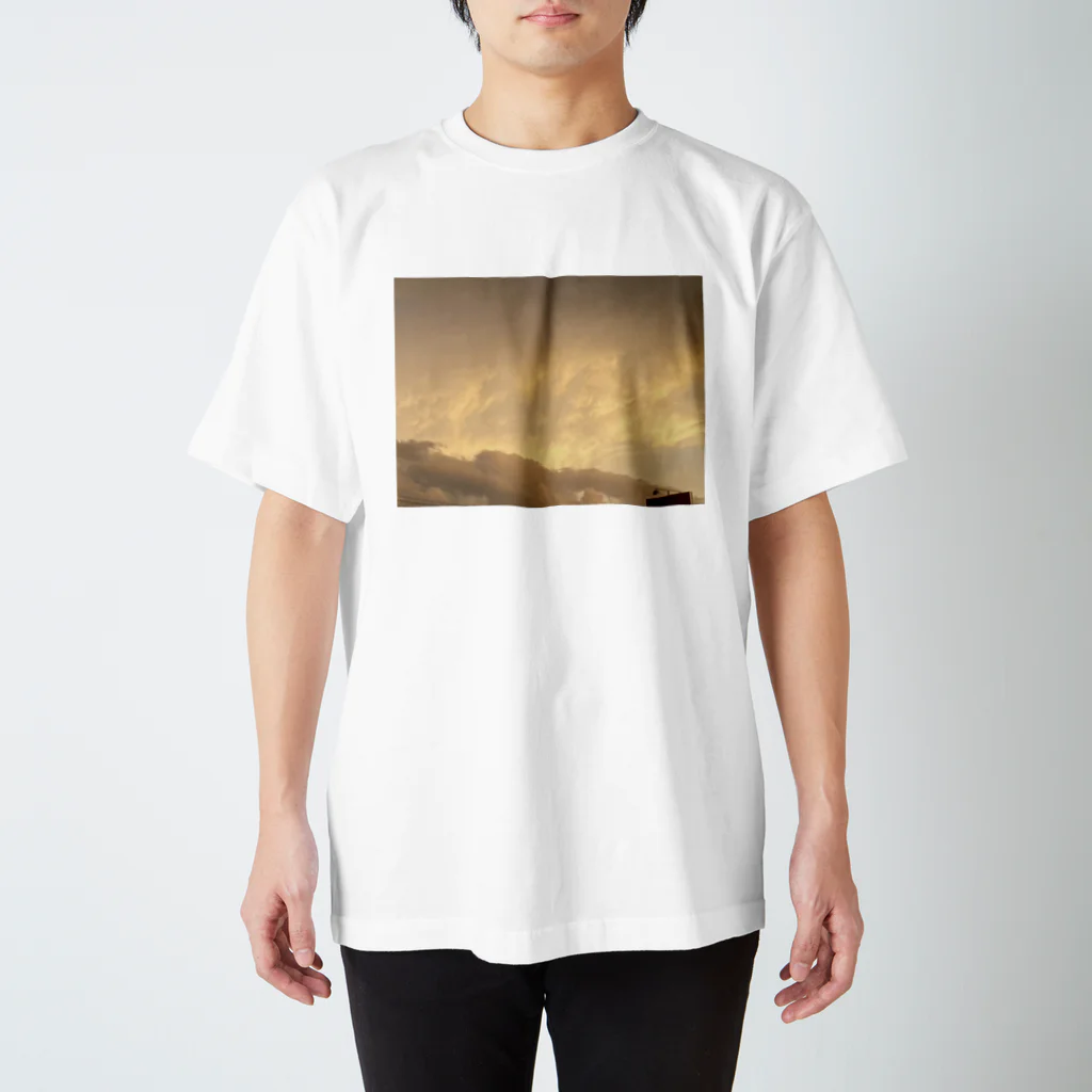 kaori＊ボタンの夕焼け Regular Fit T-Shirt