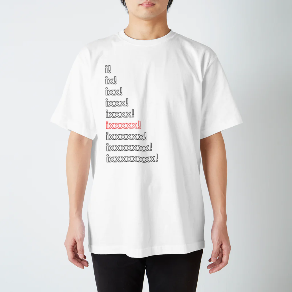 ixxxxx!の1stデモT スタンダードTシャツ