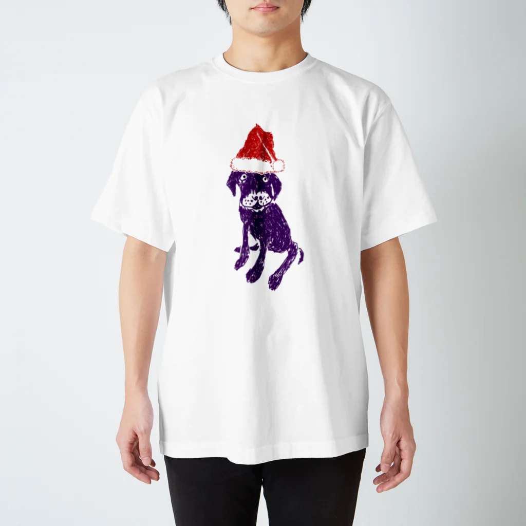 NIKORASU GOのクリスマス＠かわいいチョコラブ スタンダードTシャツ