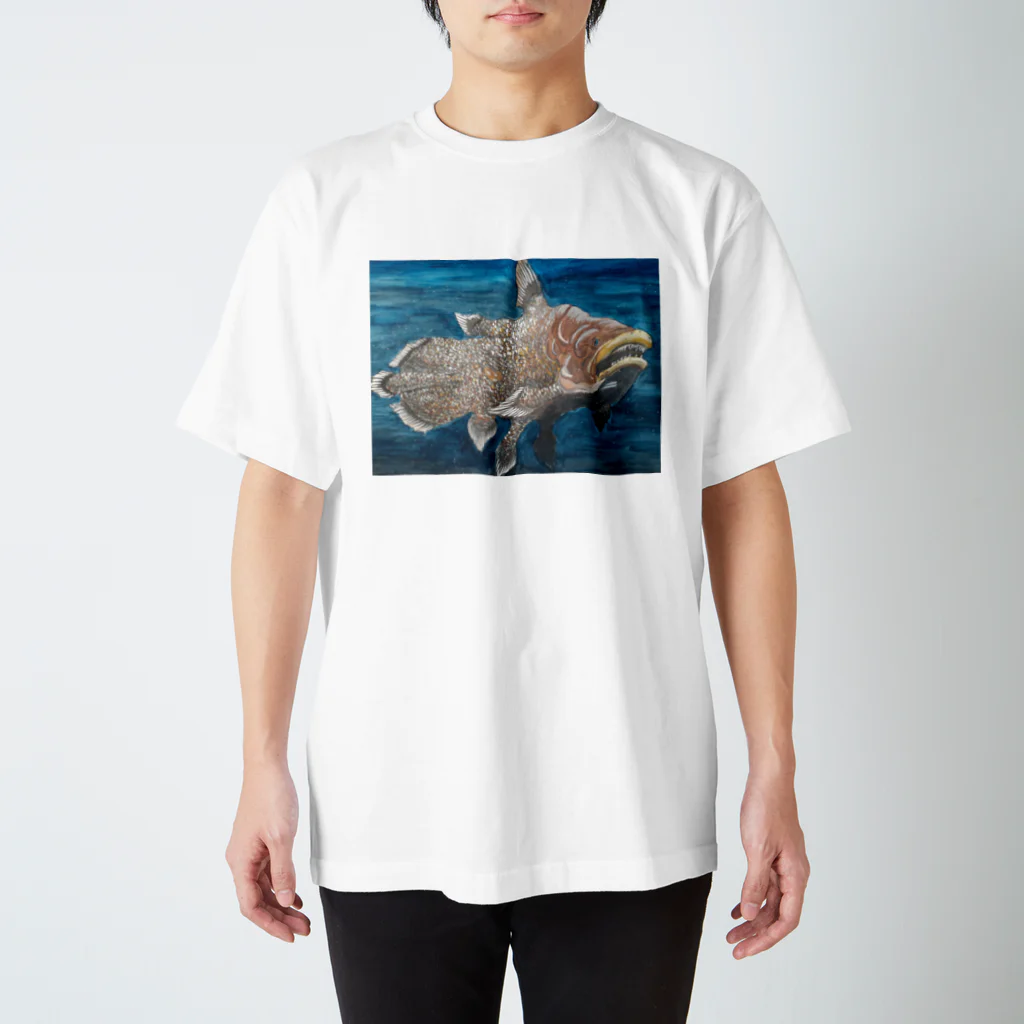 Shun-shunの深海のシーラカンス スタンダードTシャツ