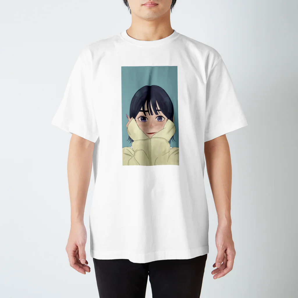 しみずちひろの手を着く。 スタンダードTシャツ