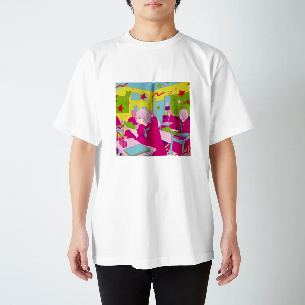 さかなおいしいの女子校 スタンダードTシャツ