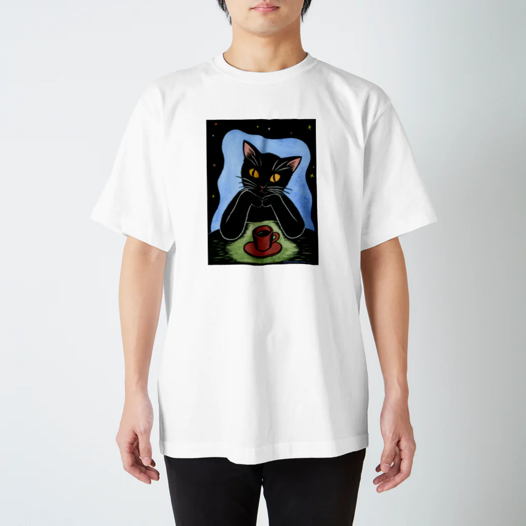 片岡まみこsuzuri店のBlack coffee スタンダードTシャツ