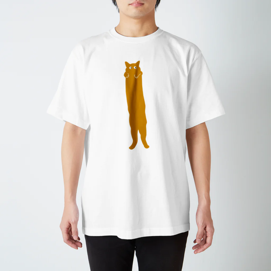 JTadano Collectionのおまわり猫 のび〜るパポ君 / PAPO Regular Fit T-Shirt