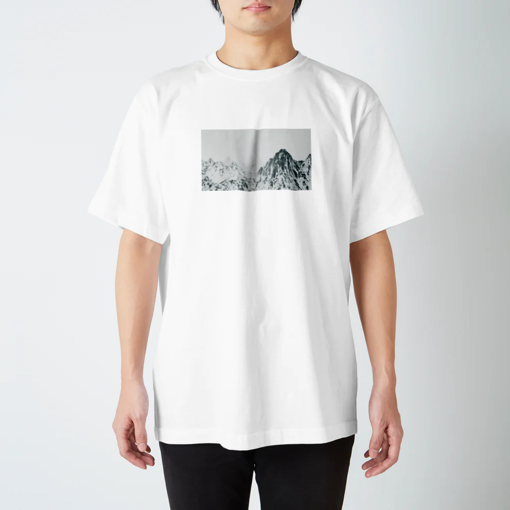 yu-designのSnowy Mountain Regular Fit T-Shirt