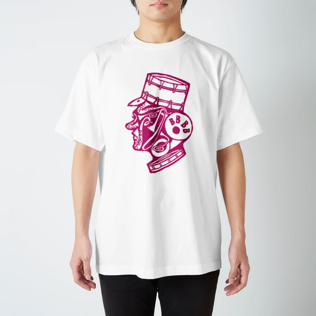 BBBBオフィシャルグッズショップのカオピンクTシャツ Regular Fit T-Shirt