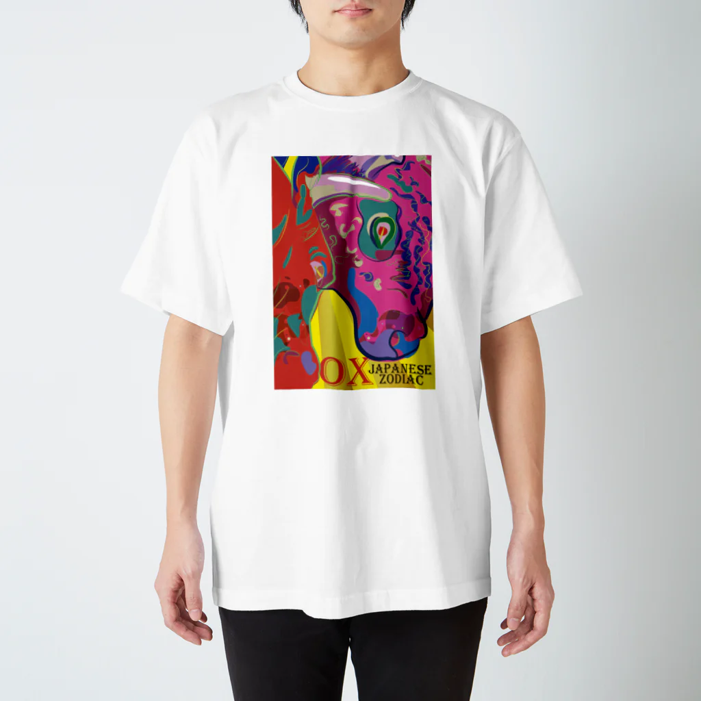 3eyesのZODIAC ox（丑） スタンダードTシャツ