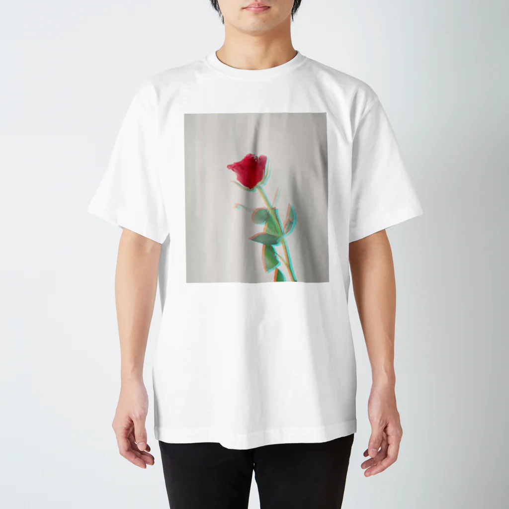 うしハムくん𓀙🌈の薔薇ちゃん スタンダードTシャツ