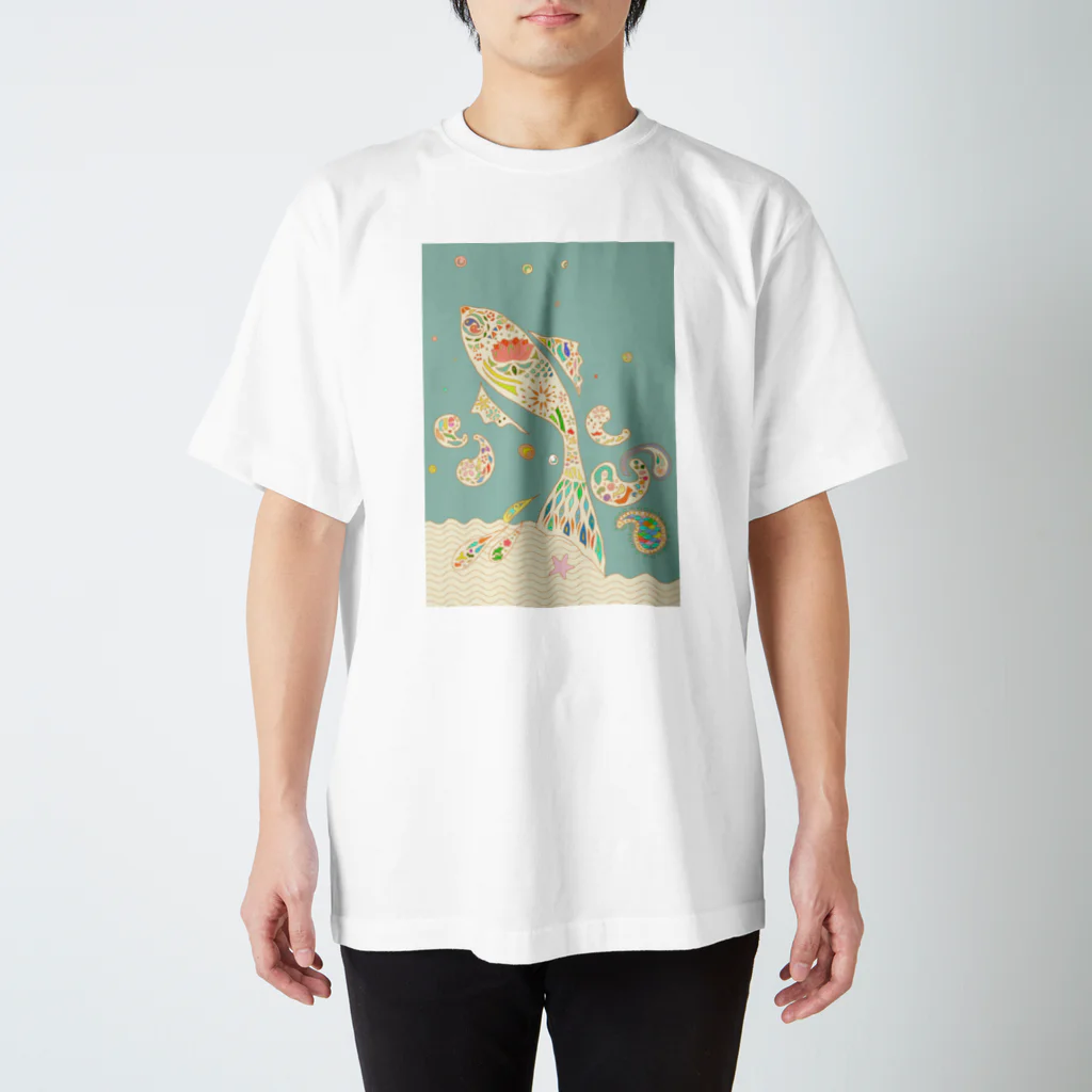 tachibanaのおさかな Regular Fit T-Shirt