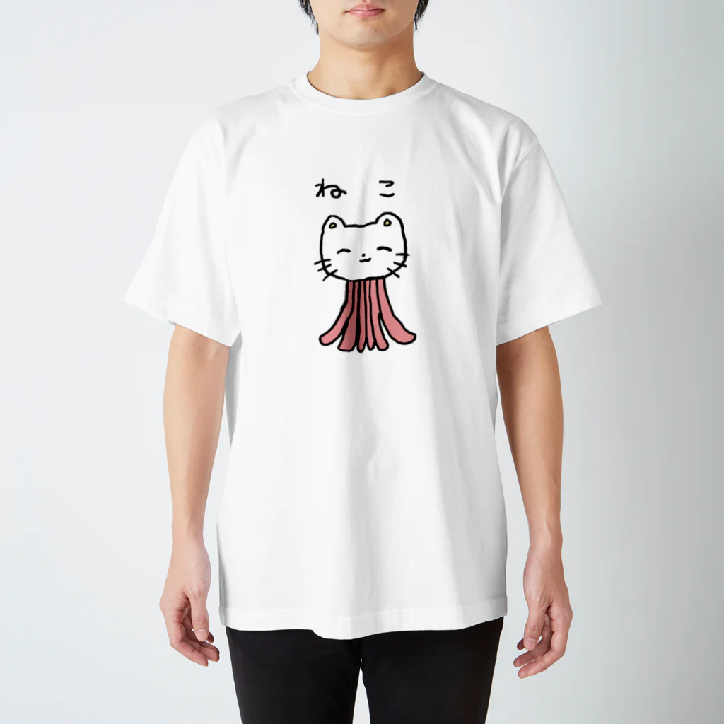 鯖野モヨウのねこチャン スタンダードTシャツ