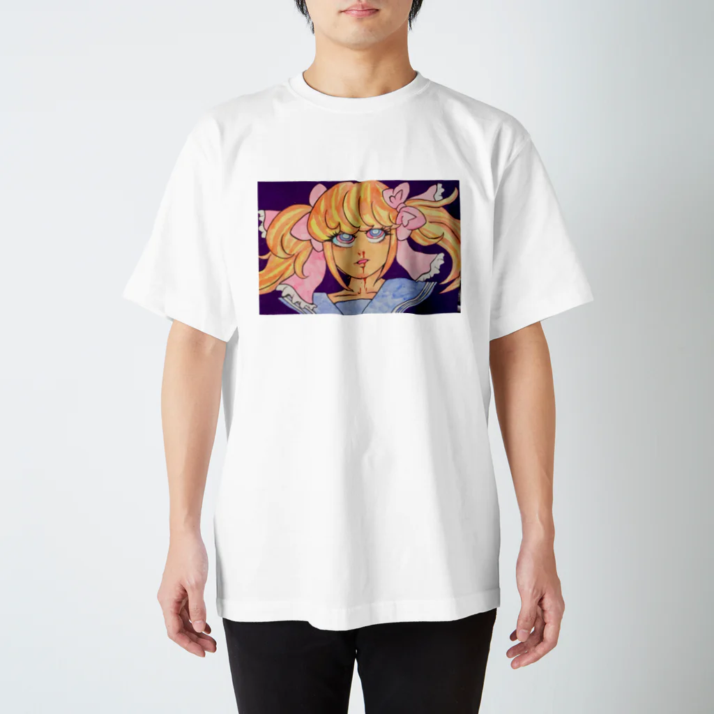 憂鬱の15さいのまこちゃん スタンダードTシャツ