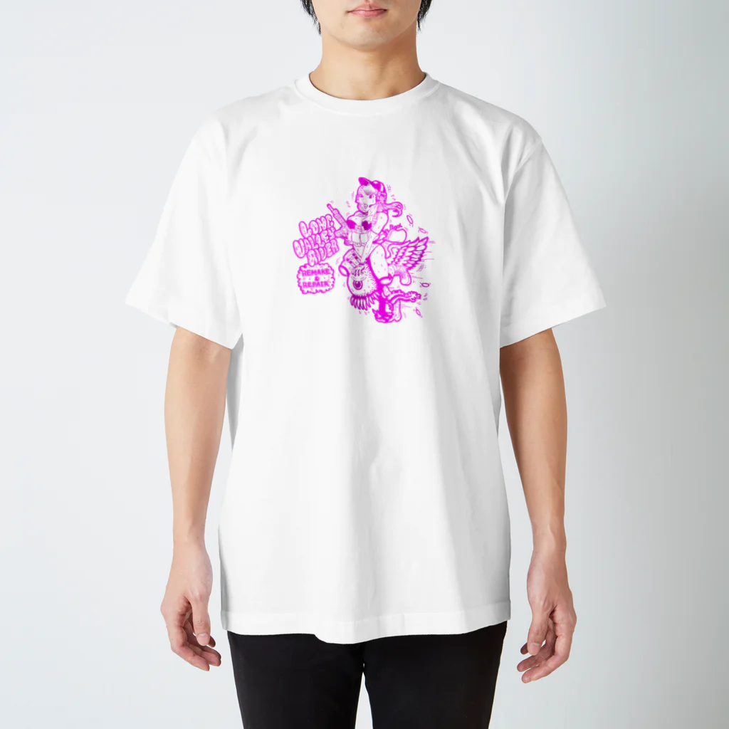 LVRhasegawaのフライングアイガール パープル Regular Fit T-Shirt