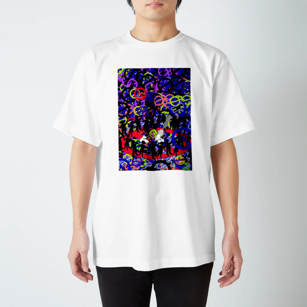 PONKOTSU FICTION のRelease!!!!!!! スタンダードTシャツ