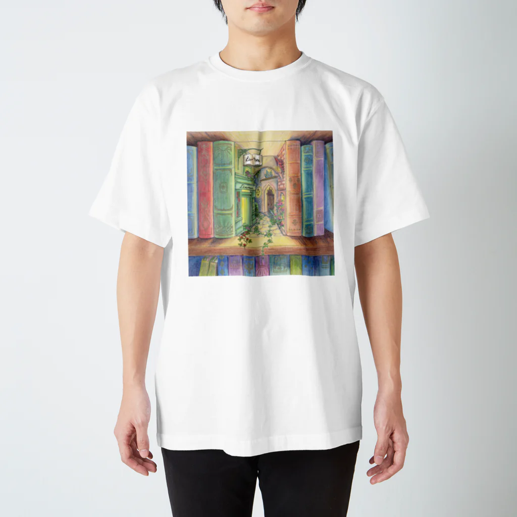 Chromediumの書の街 Regular Fit T-Shirt