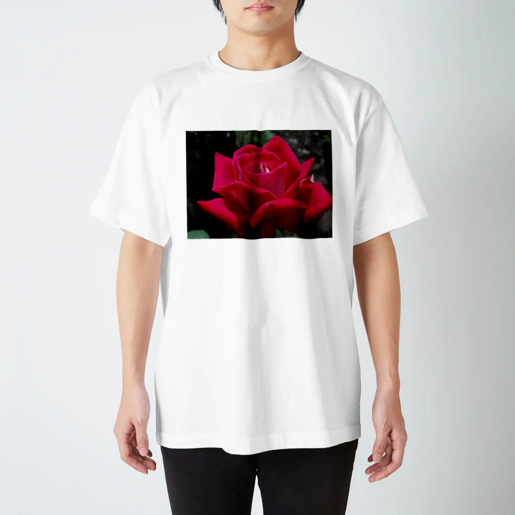 有川　弘治の薔薇 Regular Fit T-Shirt