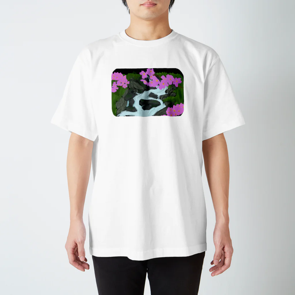 VARIOUSの花鳥風月 Regular Fit T-Shirt