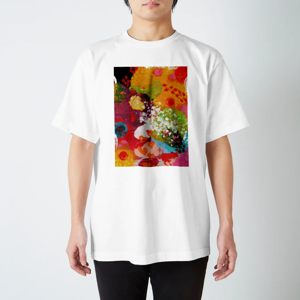 siibaの森のお花畑（近視） Regular Fit T-Shirt