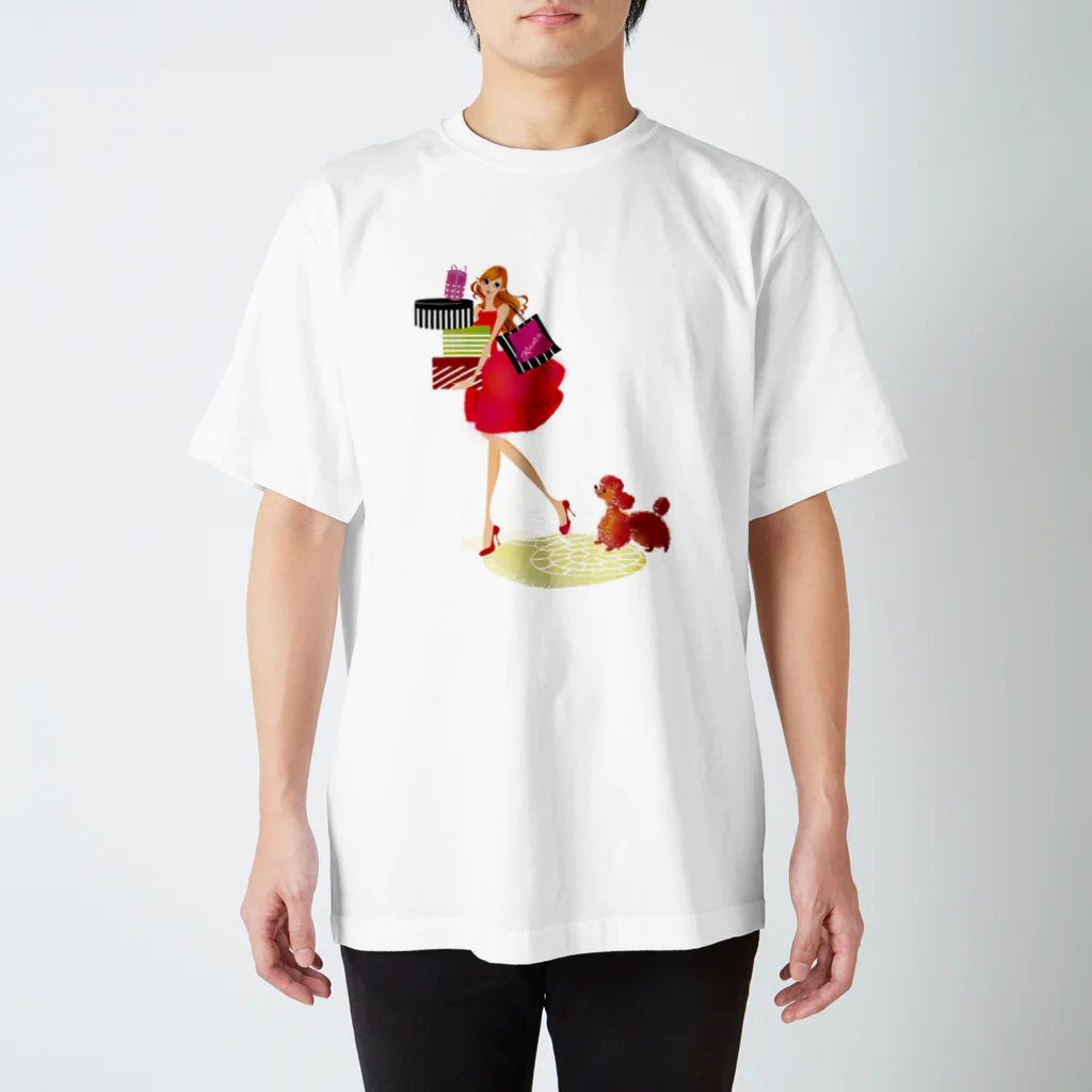 ほんだののか　OnlineShopのLady＆Poodle Regular Fit T-Shirt