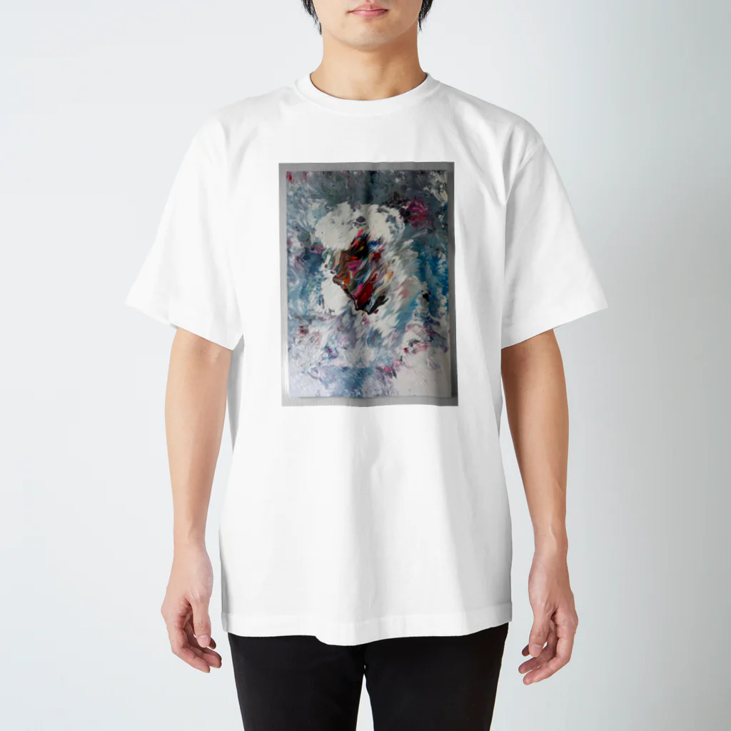 アオムラサキのSide Face 001 Regular Fit T-Shirt