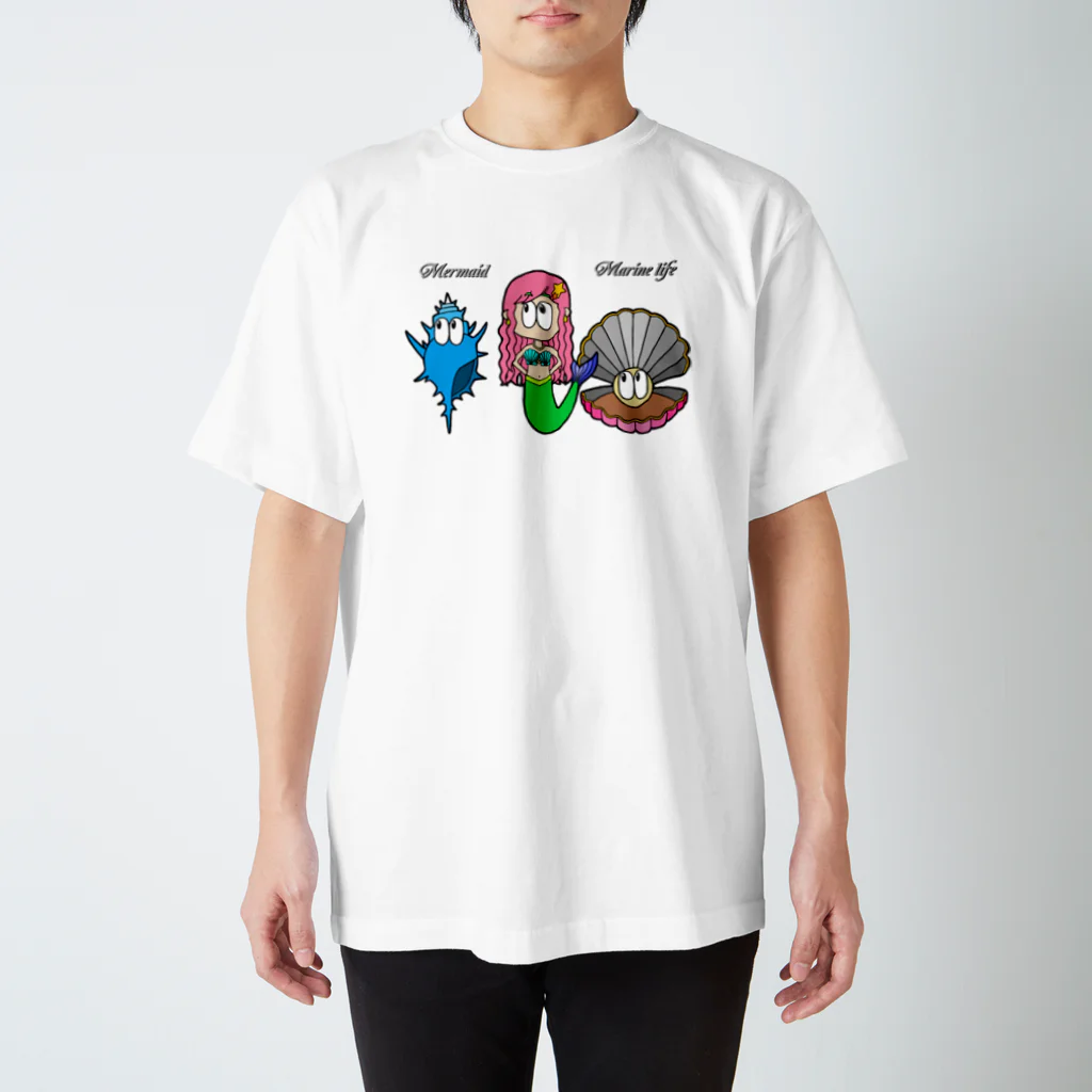 轟絢斗/とどろきあやとのマーメイド/マリンライフ Regular Fit T-Shirt