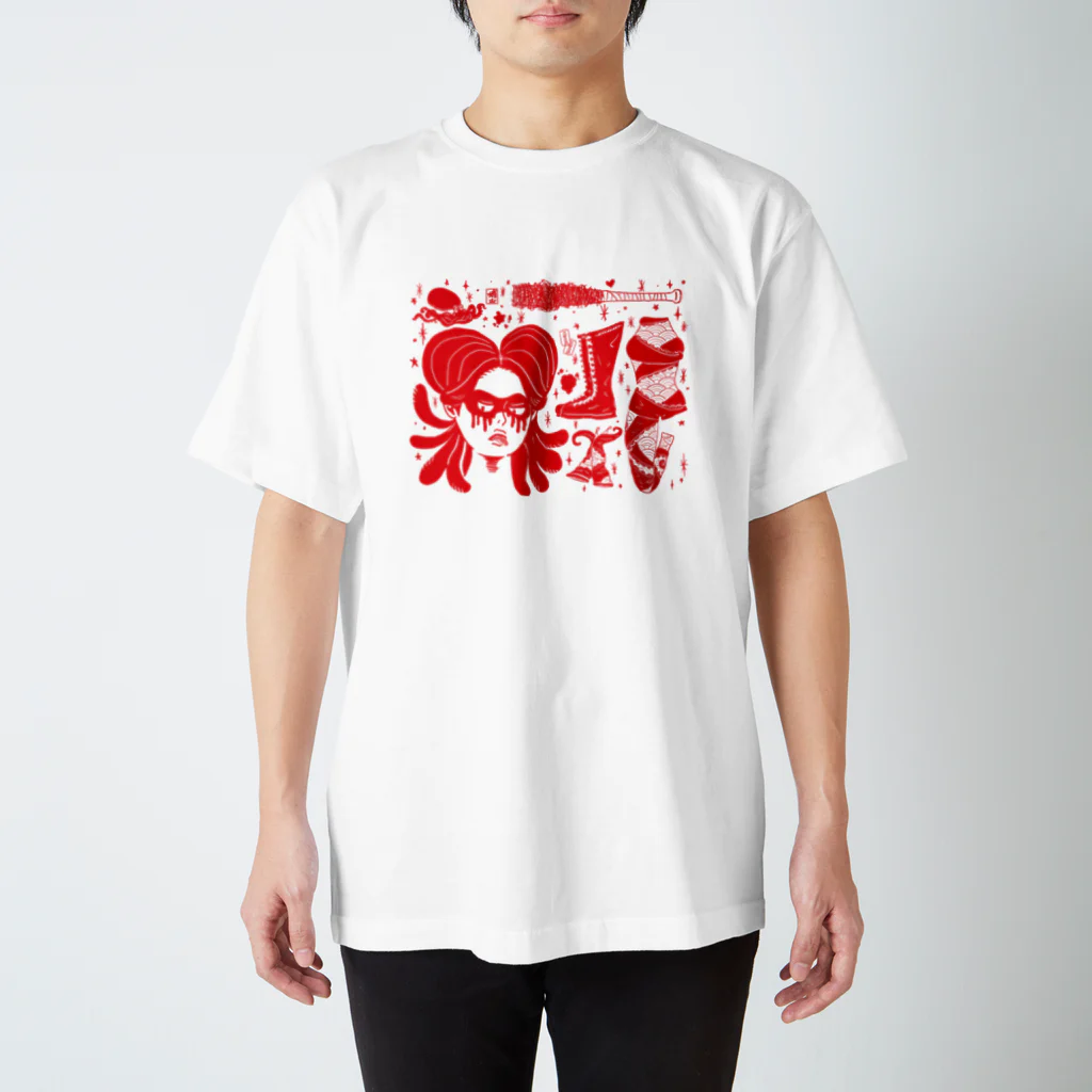 Octopus Wrestlingの蛸プロレスグッズその２ Regular Fit T-Shirt