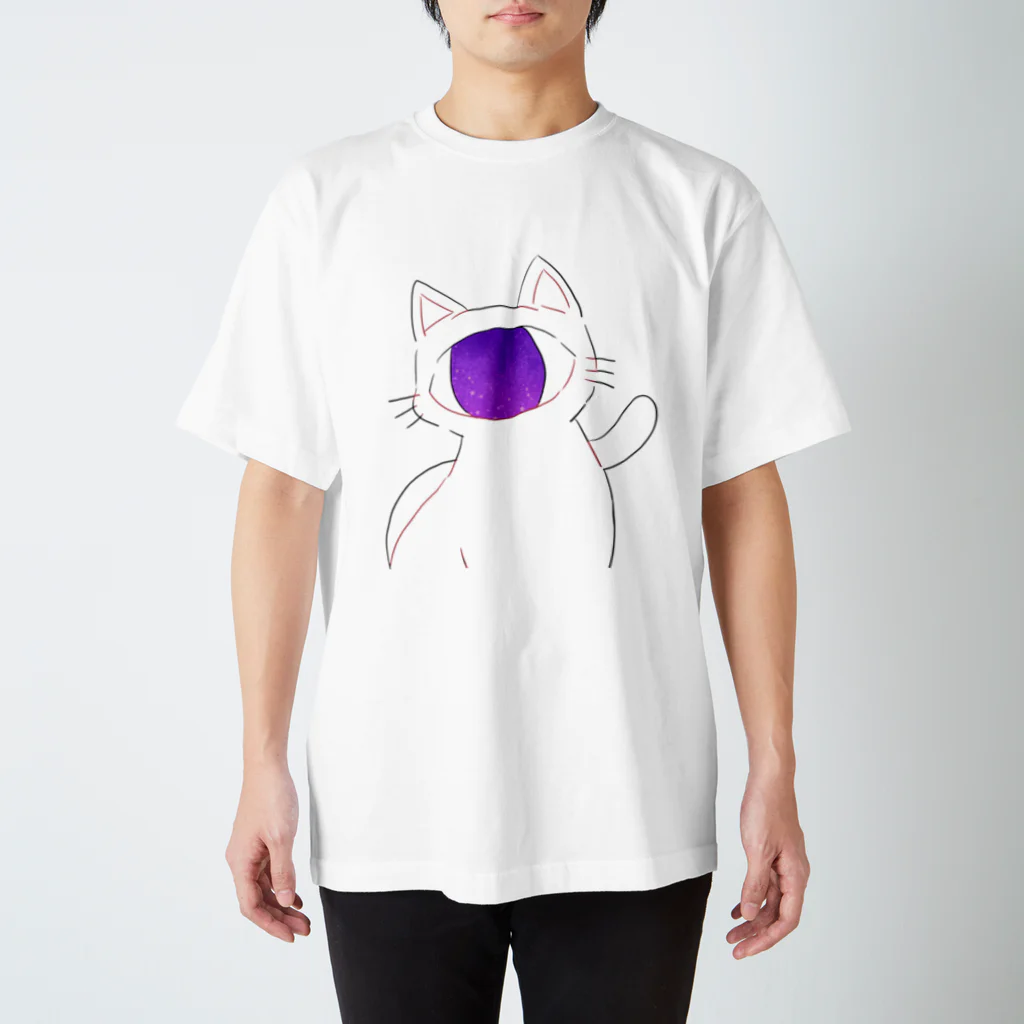 もののけはからんだの単眼うちゅうねこ スタンダードTシャツ