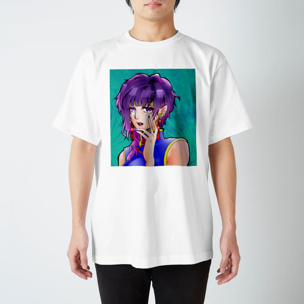 omuranのチャイナお姉さん スタンダードTシャツ