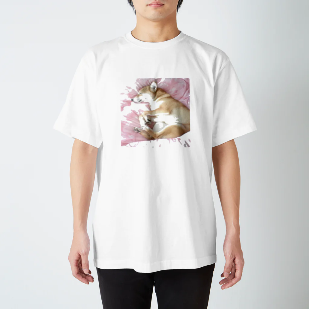 カエルショップ屋さんの花柄クッキーちゃん Regular Fit T-Shirt